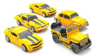 Transformers Movie Studio Series Jeep Beetle Camaro Bumblebee 5 Car Robot Toys