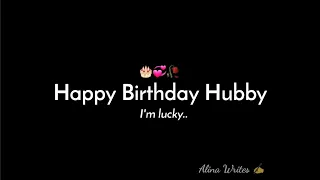 Happy Birthday Hubby 🎂 Birthday Poetry For Husband 💞 Birthday WhatsApp Status Shayari For Him