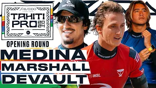 Gabriel Medina, Jake Marshall, Imaikalani David | SHISEIDO Tahiti Pro pres by Outerknown 2024