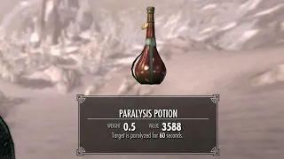 Skyrim, Paralysis Potion..?