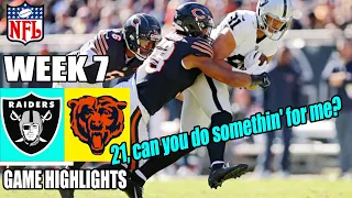 Las Vegas Raiders vs Chicago Bears [Week 7] FULL GAME 2nd QTR (10/21/23) | NFL Highlights TODAY