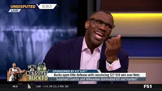 UNDISPUTED   Skip Bayless reacts to Bucks dominated Nets 127 104 in open title defense