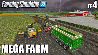 SILAGE Harvest and LOAD in MUD and THUNDERSTORM | MEGA FARM Challenge | Farming Simulator 22