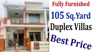 105 Sq.Yard Duplex Villas | Lovely Aashiana Mohali Sector 124 | Fully Furnished | #luxury #interior