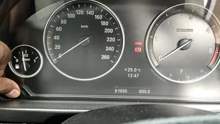 BMW 520d  service light reset manually