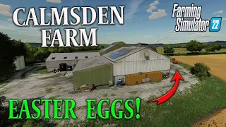 FS22 | EASTER EGGS! CALMSDEN FARM | Farming Simulator 22 | INFO SHARING PS5.