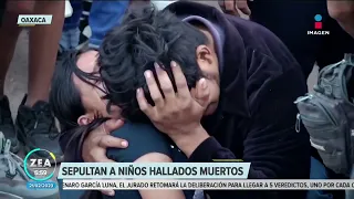 Sepultan a niños hallados muertos en la carretera Juchitán-Ixtaltepec | Noticias con Francisco Zea