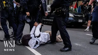 Police Arrest Pro-Palestinian Protesters Outside Met Gala | WSJ News