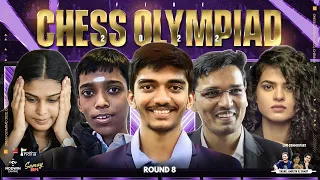 FIDE Chess Olympiad 2022 Day 8 | Caruana vs Gukesh!