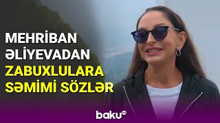 Mehriban Əliyevadan Zabuxda səmimi sözlər