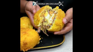 Como hacer Papas Rellenas Super Fácil