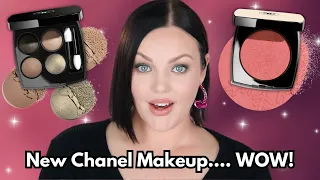 New Chanel Beauty Eclat De Nuit Eyeshadow Quad & Les Beiges Healthy Glow Blush!