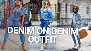 Trendy Denim on Denim Outfit ideas.❤️|How to Wear Denim on Denim?..