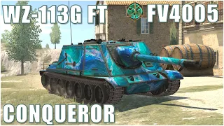 WZ-113G FT, FV4005 & Conqueror ● WoT Blitz