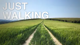 An English Hilltop Field | A 4K Countryside Walk