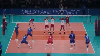 Volleyball : Poland - France 3:0 Amazing Full Match