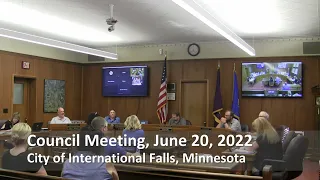 City Council Meeting for June 20, 2022