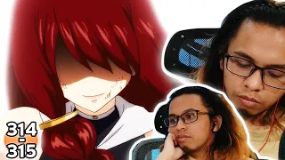 this hurts too much... | FAIRY TAIL EPISODE 314 & 315 REACTION