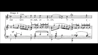 Rachmaninov - "Oh, never sing to me again!" (Op. 4, No. 4) (Netrebko)