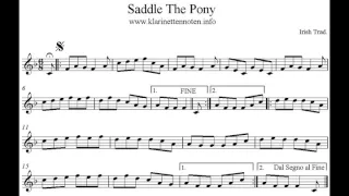 Saddle The Pony   Play Clarinet