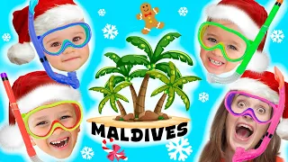 يحتفل فلاد ونيكي بعيد الميلاد في جزر المالديف