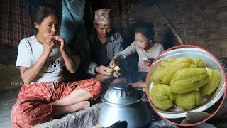 Family in the Jungle || Season - 2 || Video - 73 ||  Organic Village Food Chayote ||