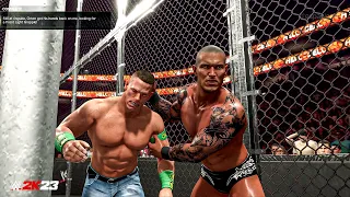 WWE 2K23: John Cena vs. Randy Orton HELL IN A CELL '09 (2K SHOWCASE MODE)