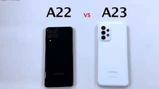 SAMSUNG A22 vs A23 Speed Test