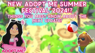 SUMMER FESTIVAL EVENT IS BACK!!2024🌴🌊Things you need to know about the next update!🤯🤩 #preppyadoptme