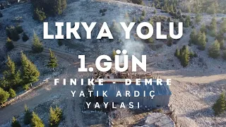 LİKYA YOLUNUN EN ZOR ETAPLARINDAN FİNİKE - DEMRE 1.GÜN YATIKARDIÇ - PARÇALANMIŞ KEÇİ - YILKI ATLARI