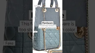 Authentic vs. Fake: Christian Dior Lady Dior Handbag Comparison 🕵️