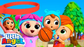Basketball Song | Healthy Habits Little Angel Nursery Rhymes