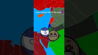 Zombie outbreak pt 6🧟🧟 Israel the Imposter#zombiecountryball#countryballs#emotional