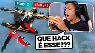 O DIA QUE O FREITAS CAIU COM O HACKER DO AVIÃO AO VIVO!!! - free fire