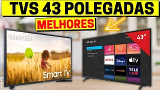 MELHORES TVS 43 POLEGADAS 2024 ✅ Análise Custo Benefício Smart Tvs 43"