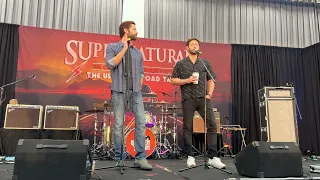 Salute to supernatural Orlando 2022 - Jensen and Jared gold panel