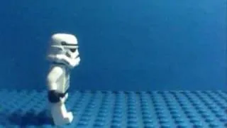 Lego stormtrooper walk cycle stop motion animation test 15fps