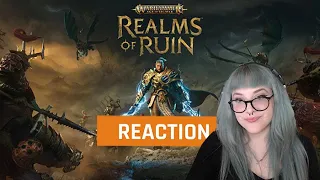 My reaction to the Warhammer Age of Sigmar Realms of Ruin Official Reveal Trailer | GAMEDAME REACTS