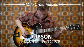 Gibson ES175 Sunburst 1978 played by Milo Groenhuijzen | Demo