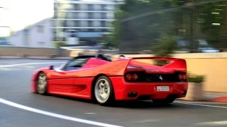Ferrari F50 TERRORIZES MONACO ! CRAZY SOUND !