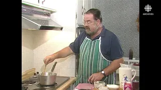 La recette de soupe aux huîtres de Jean-Luc Doudeau en 1989