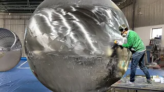 Amazing Technique They Found to Build Perfect Steel Spheres