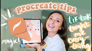 PROCREATE TIPS | i watched a million tik tok tips so now you don't have to