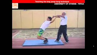 LONG JUMP   TEACHING THE HANG TECHNIQUE