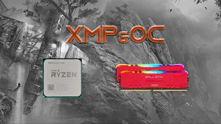 AMD Ryzen 5 1600 3,9Гц RAM XMP & OC test Crucial U4 2x8GB