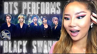 THIS IS NEXT LEVEL! 😱BTS 'BLACKSWAN' on the JIMMY FALLON SHOW| REACTION/REVIEW