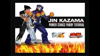 Jin Kazama Just Frame / Power Stance Especial Parry Tutorial  Tekken 4 / Tekken 5 Parte 2.