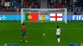 FIFA 23 | PORTUGAL vs ENGLAND | RONALDO vs SAKA | PENALTY SHOOTOU 2024 | GAMEPLAY PC