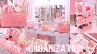 ORGANIZING MY ENTIRE MAKEUP COLLECTION 2023!!