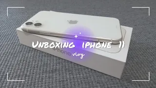 vlog | Unboxing iPhone 11 + accessories |2023